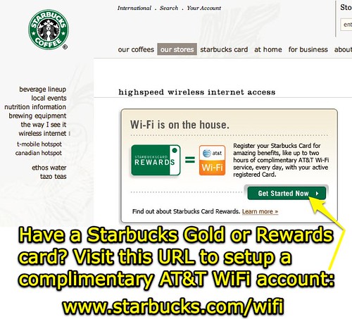 High-speed internet access at Starbucks | Starbucks Coffee Company