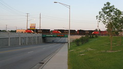 Northbound Canadian National freight train waiting on a hold order. Franklin Park Illinois. Thursday, June 18th 2009.