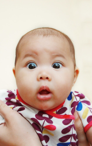 Mia Amani | 4 Months Old | Shocked!