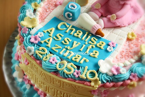 Birthday Cake - Pink & Blue
