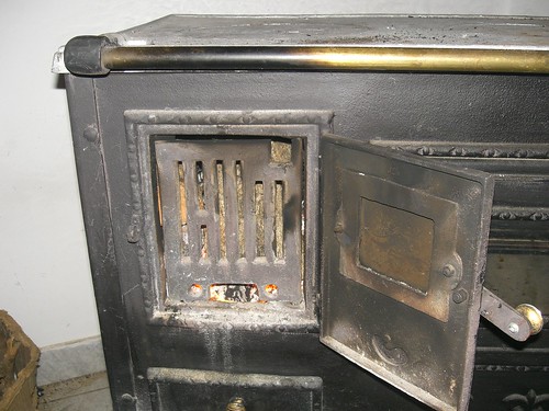 wood fired stove cum oven
