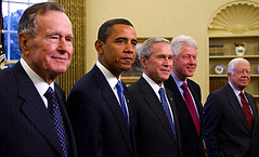 2009 Five Presidents George W. Bush, President...
