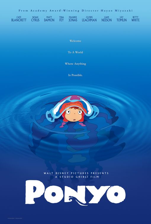 Ponyo Estudio Ghibli poster