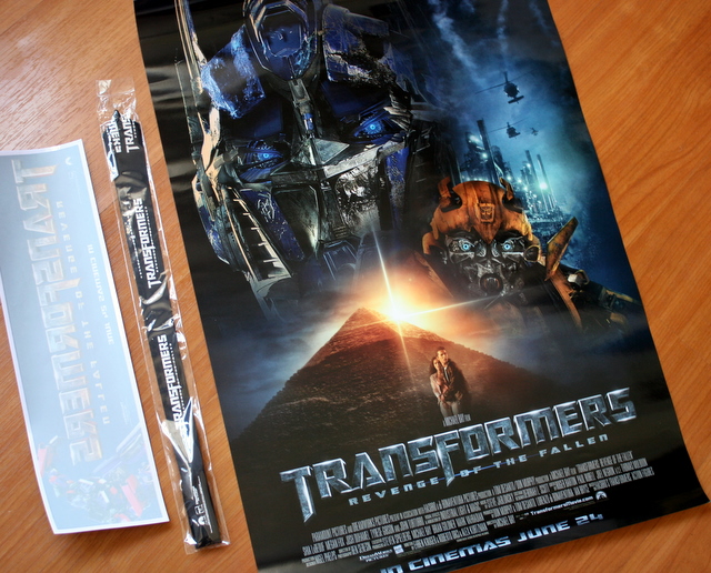 Transformers goodies to give away