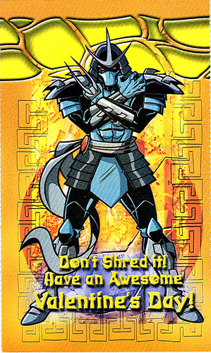 'Shredder' Valentine by  ' Paper Magic Group '  ..  From the Dooney / Randolph TMNT 2k3 style guide (( 2005 ))