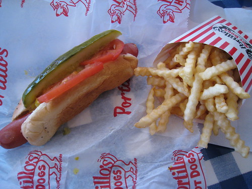 hot dog, Chicago style!