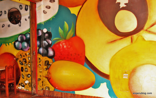 Decoration by Lima graffiti artists