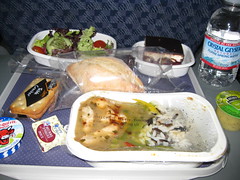 Lunch on AA flight to Los Angeles
