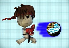 LittleBigPlanet Ryu with fireball