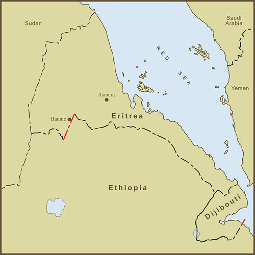 the map of eritrea. A Map of the Eritrea,