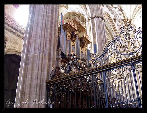 Organo de la Epístola de la Catedral Nueva de Salamanca - Fachada del Coro