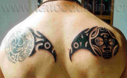 cover up poly style tattoo the one on