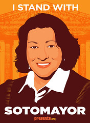 Sonia Sotomayor Poster by Favianna Rodriguez