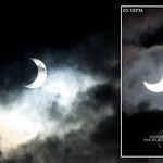 Annular SOLAR ECLIPSE viewed from Malaysia on 26 January at 5.45pm (+8GMT)