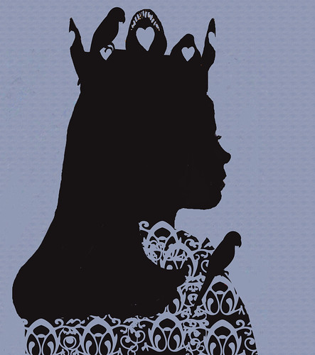 Silhouette-queen-of-the-bluebirds