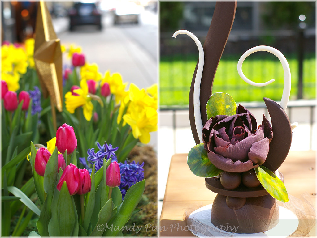 spring chocolate showpiece