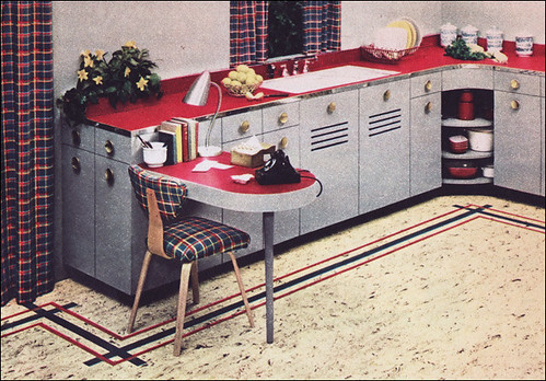 1950s Kitchen Design - Nairn Linoleum - a photo on Flickriver