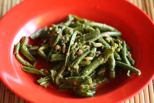 Warung Merta Sari- spicy string beans