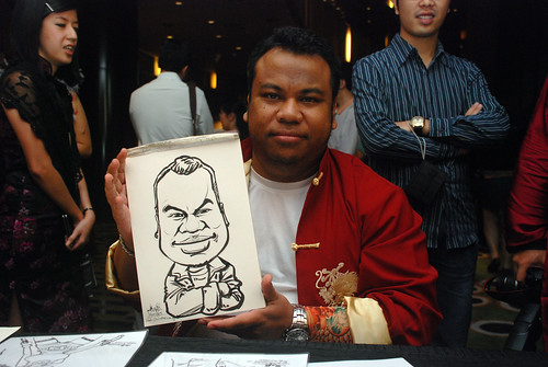 Caricature live sketching for CPGairport D&D - 8
