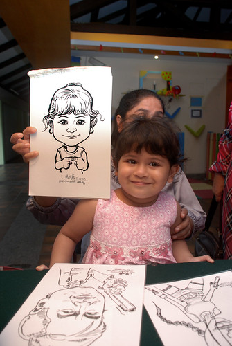Caricature live sketching for Costa Sands Resort Pasir Ris Day 1 - 8