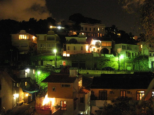 view from dinner in Santa Teresa, Rio