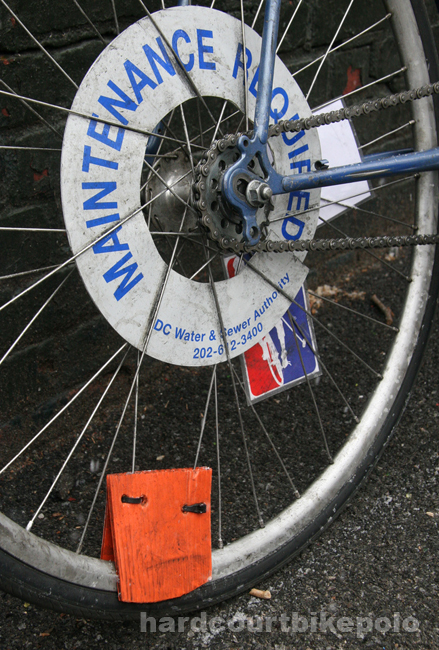 hardcourt bike polo tire valve cover