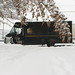 UPS Truck Stuck in Snow