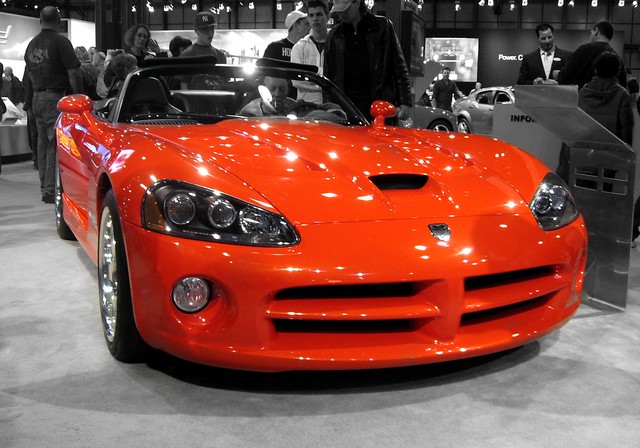 auto show new york orange international dodge viper 2009 srt10 nyias