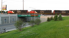 Northbound Canadian National freight train. Franklin Park Illinois. Thursday, June 18th 2009.