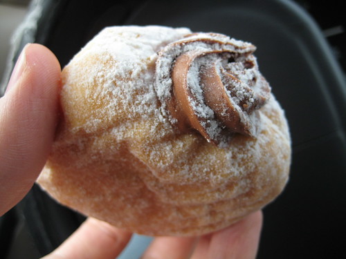 chocolate filled calories donut doughnut filled  cream kreme krispy
