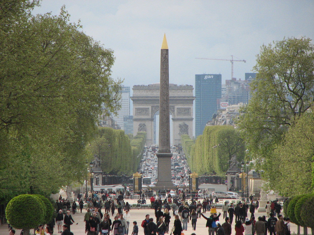 Champs-Elysee, from the Tuileries