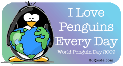 Feel free to share the World Penguin Day Penguin (not for commercial use)