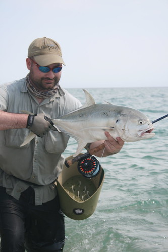 Brendan with Jack Crevalle on fly