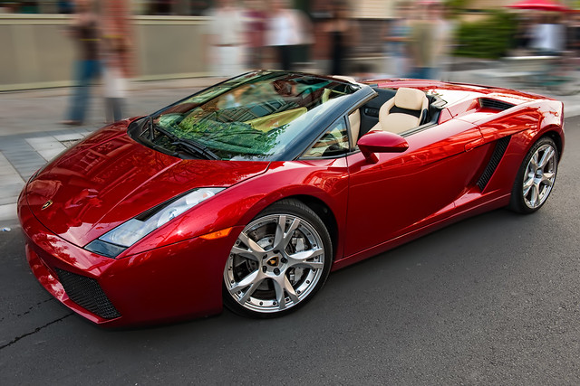 Lamborghini Gallardo Spyder red