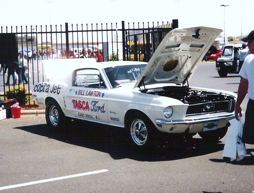 This is one of the 50 1968 Ford Mustang 428 Cobra Jets built for NHRA 