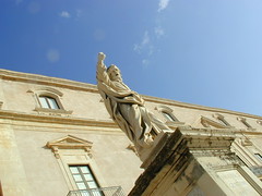 Statue in front of Duomo