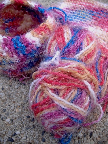 multicoloured yarn from cristina