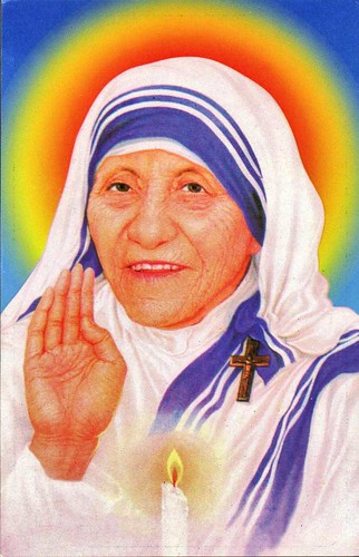 Mother Teresa postcard from Kolkata India
