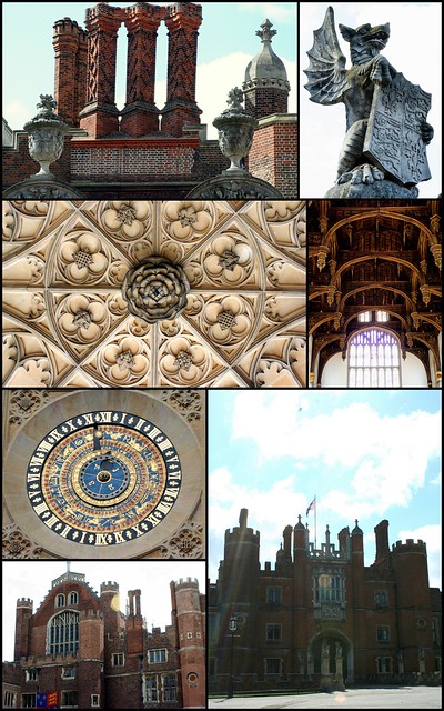 Hampton Court Palace - collage