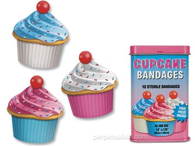 Cupcake bandages