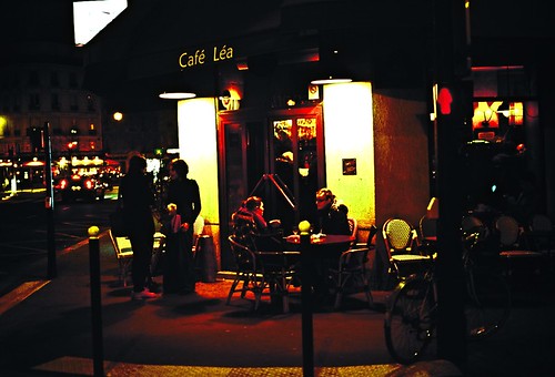 Париж, кафе