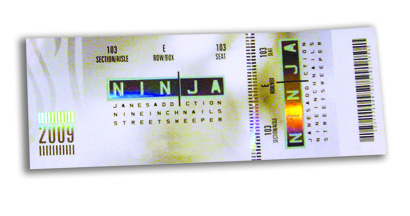NINJA Ticket