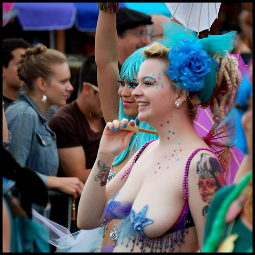 USA Girl Breast Tattoo Festival