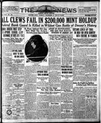1922 Great Mint Robbery