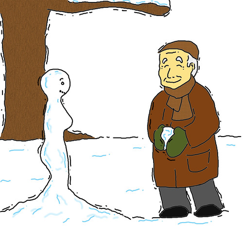 El abuelo y la nieve