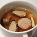 Pino's consomme and boudin noir