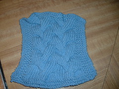 Woven Cable Dishcloth