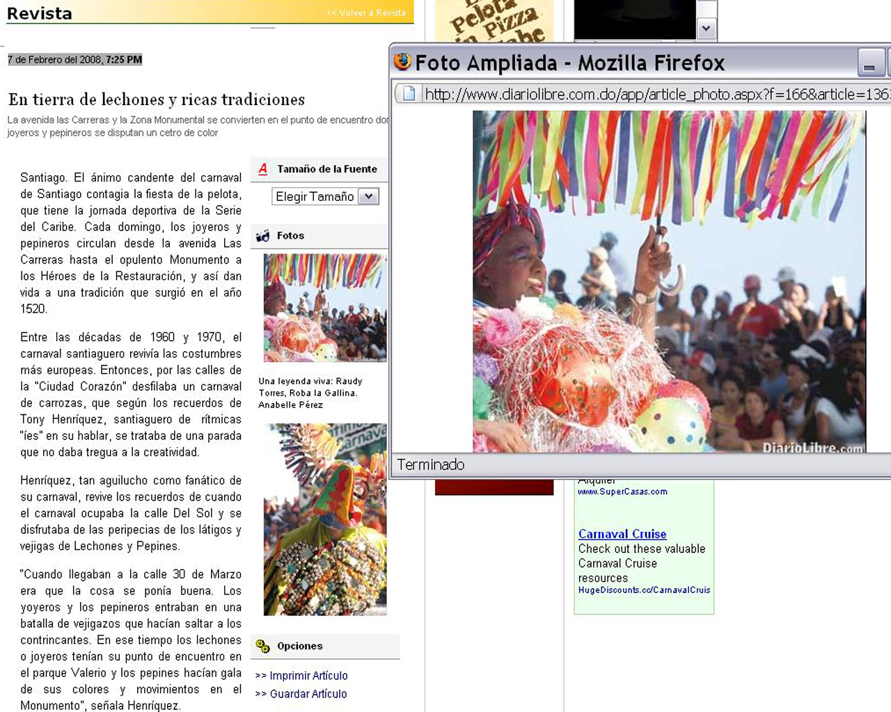 Diario libre-Revista:  web e impreso. Especial Feb 08