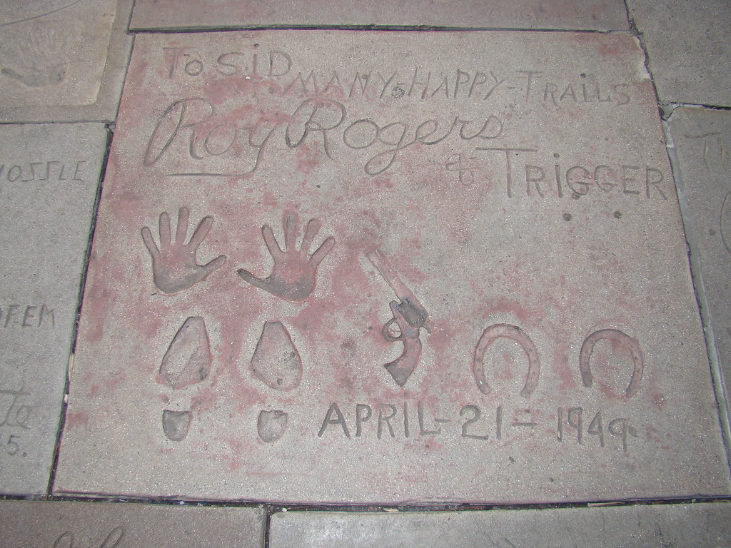 Roy Rogers and Trigger's Footprints
