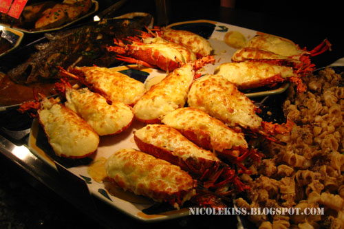 cheese grilled lobsters
